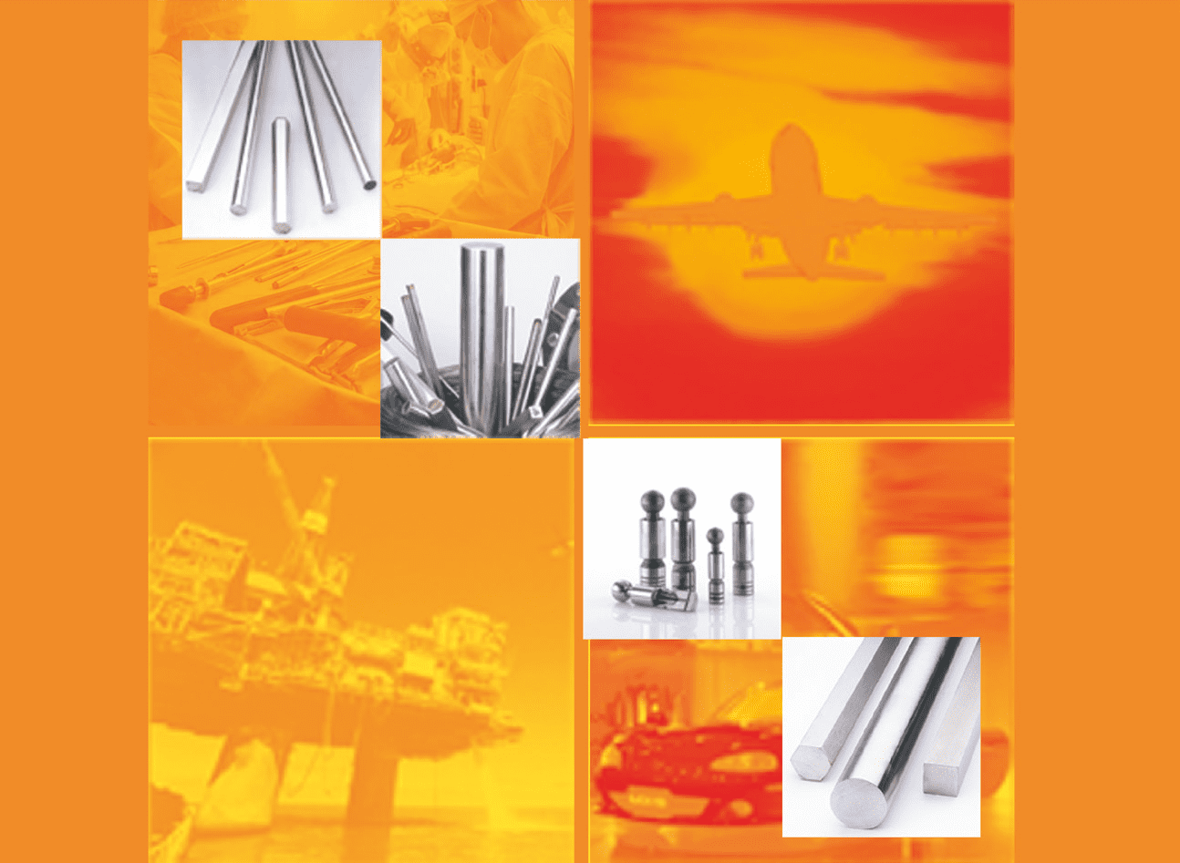 A collage of various images with different types of pipes.